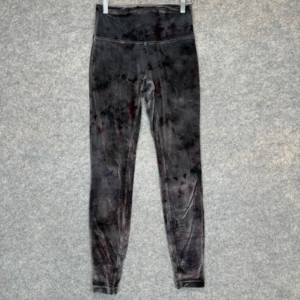 Lululemon Wunder Lounge High Rise Velour Legging Pants Womens 6 Interstellar